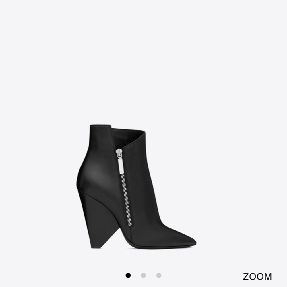 Saint Laurent niki wedge bootie